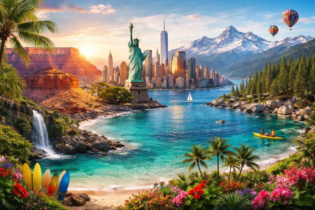 Places to travel in USA