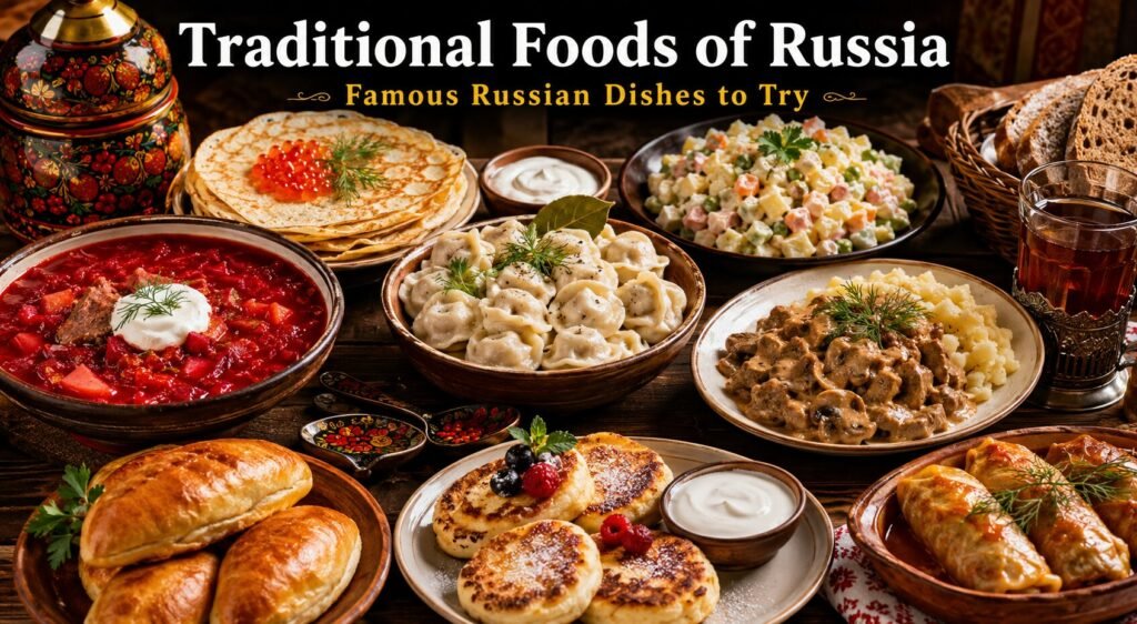traditional foods of Russia