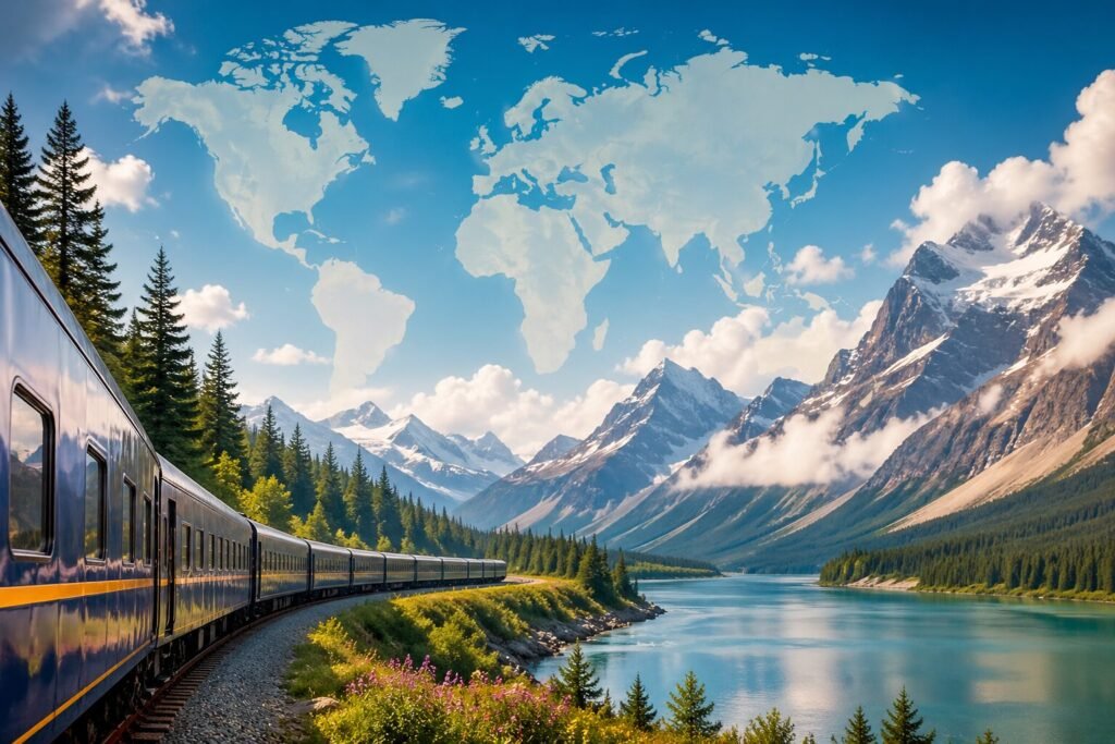 can you travel around the world by train